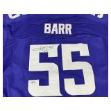 Barr Signed Vikings Jersey
