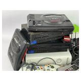 Xbox, Sony Playstation, Sega Genesis, Nintendo Gaming Lot for Parts or Repair - Plus Games
