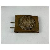 WWI Imperial German Leather Belt & Buckle