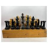 Large Wood Chess Set