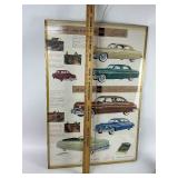 1951 Framed Lincoln Car Advertisement