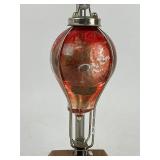 Antique Red Comet Fire Extinguisher with Stand