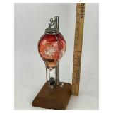 Antique Red Comet Fire Extinguisher with Stand