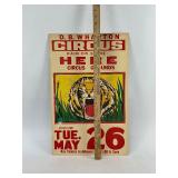 D.B. Wharton Circus Poster
