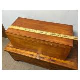 Two Wood Ceder Chest Boxes