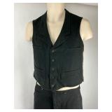 Antique Three Piece Mens Suit with Shirt and two Collars
