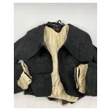 Antique Victorian Edwardian Black Wool Cape and Walking Suit Gown Dress