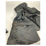 Antique Victorian Edwardian Black Wool Cape and Walking Suit Gown Dress