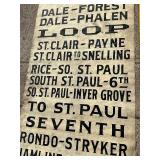St. Paul Streetcar Trolly Street Name Sign Reel