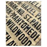 St. Paul Streetcar Trolly Street Name Sign Reel