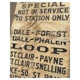 St. Paul Streetcar Trolly Street Name Sign Reel