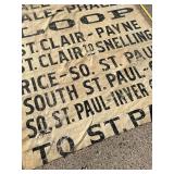 St. Paul Streetcar Trolly Street Name Sign Reel