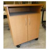 Rolling storage cabinet 30x24x38 tall