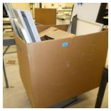 Box of whiteboards, cube wall, etc