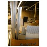 Box of whiteboards, cube wall, etc