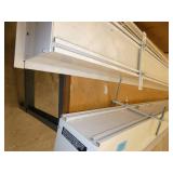 Two DA-LITE Projector screens 8 feet wide