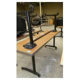 Two 72x24 Flip-top table on wheels