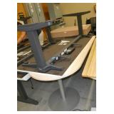 72x30 table and 29x65 Steelcase adjustable height electric table