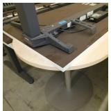 72x30 table and 29x65 Steelcase adjustable height electric table