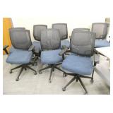 8 matching chairs by Sit-On-It