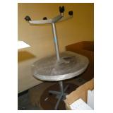 THREE Teardrop tables 36x43