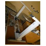 Two Electric adjustable height 24x48 desks tables