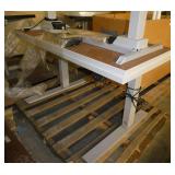 Two Electric adjustable height 24x48 desks tables