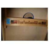 Cornhole bean bag toss 48x24 set of 4 - painted blue