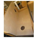 Cornhole bean bag toss 48x24 set of 2 - New unfinished