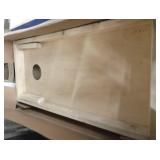 Cornhole bean bag toss 48x24 set of 2 - New unfinished