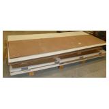 Pallet of commercial doors and wall board