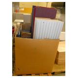 Pallet of cubicle parts