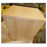 Two end tables that double as a seat or plant stand 18x18x18
