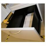 One Wardrobe locker - metal - 23 wide x 23 deep x 66 tall - grey
