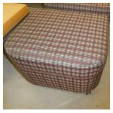 Two Ottoman/chairs on wheels