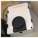 Garbage can (15x15x28), paper shredder, humidifier