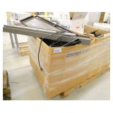 Two Pallets of cubicle parts and organizers