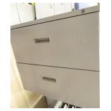 mail sorting station and 2 drawer lateral filing cabinet and mobile pedestal