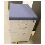 mail sorting station and 2 drawer lateral filing cabinet and mobile pedestal