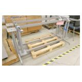 Two table frames, meant for tops wider than 23 inches