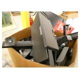 6 pallets of table legs, cubicle parts, sit stand desk mounts etc