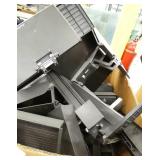 6 pallets of table legs, cubicle parts, sit stand desk mounts etc