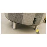 Nice Footstool black and grey