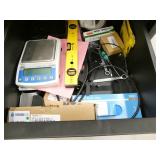 25x25 rolling cabinet with contents