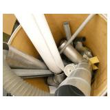 Pallet of duct and acrylic container