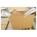 Pallet of aluminum channel and a whiteboard