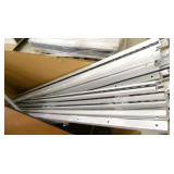 Pallet of aluminum channel and a whiteboard