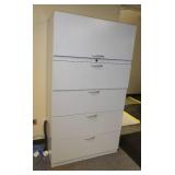 5 drawer lateral file cabinet