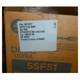 DIXIE Smartstock flatware dispensers for spoons, knives, forks and boxes of supplies