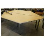 Two Laminate conference room tables short edge is 45 inches long edge is 109 inches, 33 deep